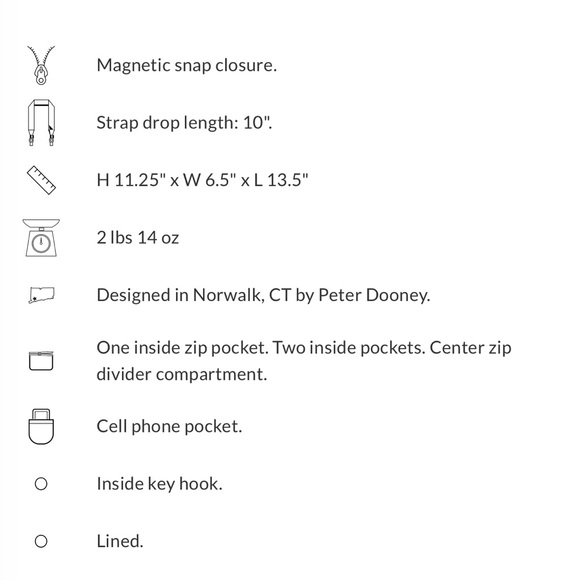 DOONEY & BOURKE Wexford Collection Tammy LARGE Tote Bag Color Bone like new - Picture 4 of 12